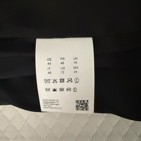 Hugo Boss Black A-Line Leather Skirt - Picture 4 of 7